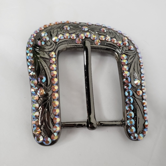 TRADE BB Simon Rhinestone Belt Buckle - Picture 3 of 5